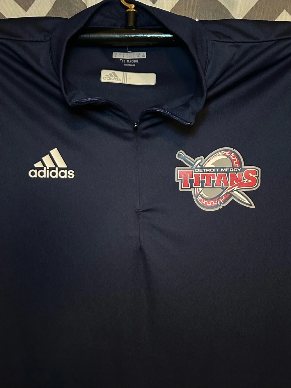DETROIT MERCY TITANS 1/4 zip pullover